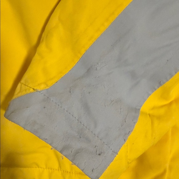 The North Face Hooded Jacket Women M HyVent 2.5L Yellow Outdoor Rain Windbreaker - Picture 8 of 10